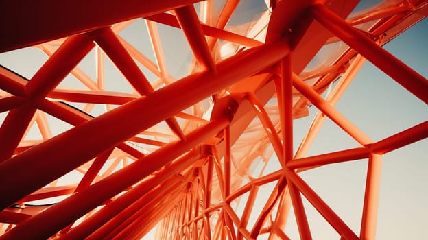 Abstract geometric archicectual photo.