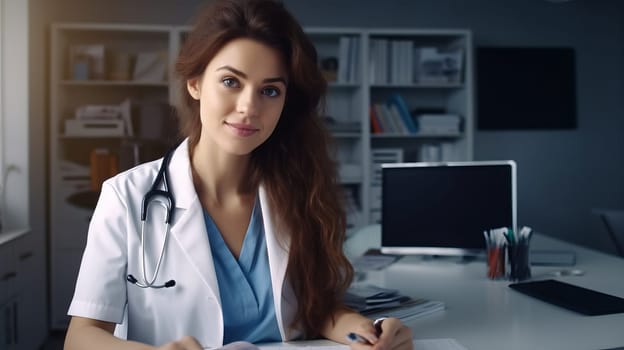 Attractive female doctor