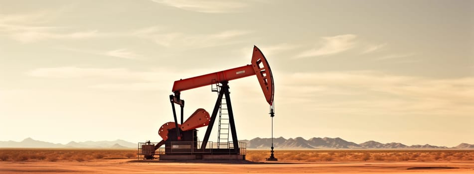 Oil pump oil rig energy industrial machine for petroleum in the sunset background for design