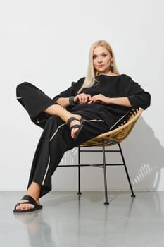 Studio portrait of a calm and confident successful woman
