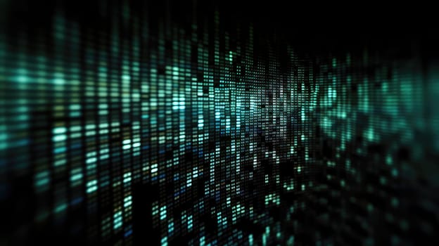 Glowing tech abstract futuristic background. Generative AI design