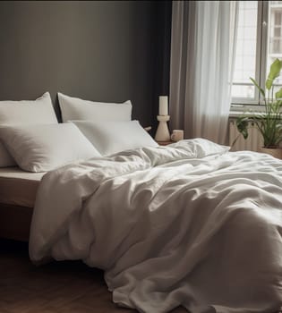 Bedsheets in early morning