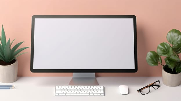 Computer Keyboard and mouse on desk