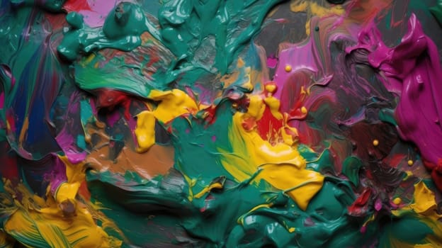 Colorful watercolor abstraction. Generative AI design
