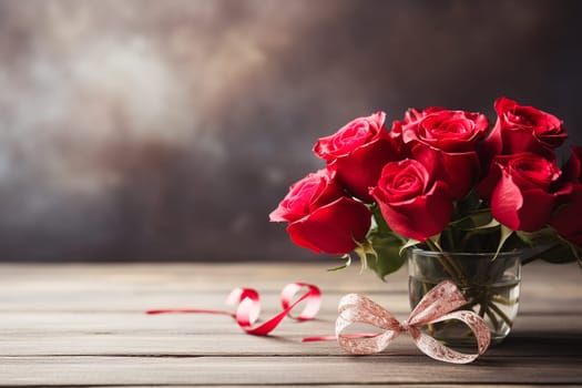 Faith, hope, love and Valentine's Day background. AI generativ.