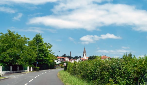 Pyrénées-Atlantiques, Basque Country, typical village