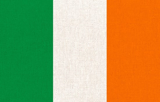 Flag of Ireland. Irish flag. Irish national flag. Republic of Ireland. European country. State symbol of Ireland
