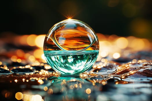 Water drop, environment issue, scarcity of resources, world water day