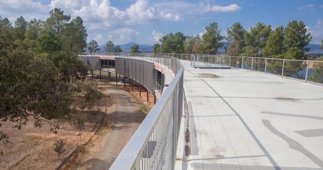 Granadilla, Spain - Oct 14th, 2023: International Centre of Sport Innovation, the Ring, Guijo de Granadilla, Caceres, Extremadura