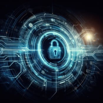 Cyber security and protection of network private information and data future technology concept generative ai