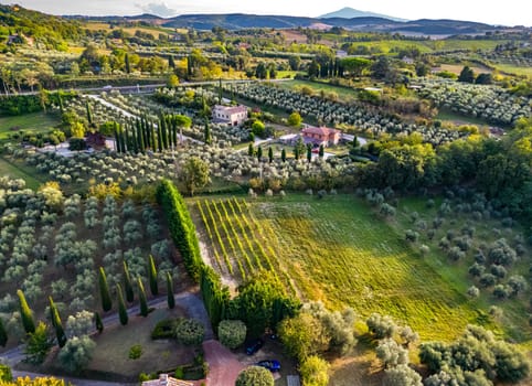 Landscape view of Montepulciano,Tuscany, Italy