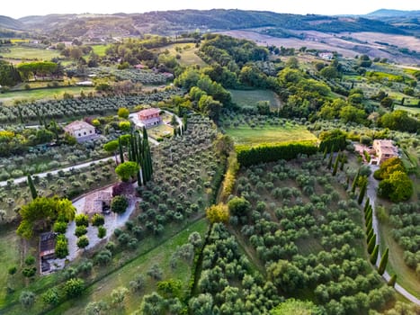 Landscape view of Montepulciano,Tuscany, Italy