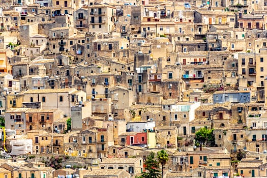 Architecture of Modica in Val di Noto, southern Sicily, Italy