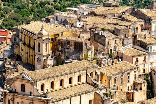 Architecture of Ragusa in Val di Noto, southern Sicily, Italy