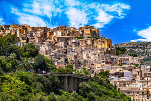 Architecture of Ragusa in Val di Noto, southern Sicily, Italy