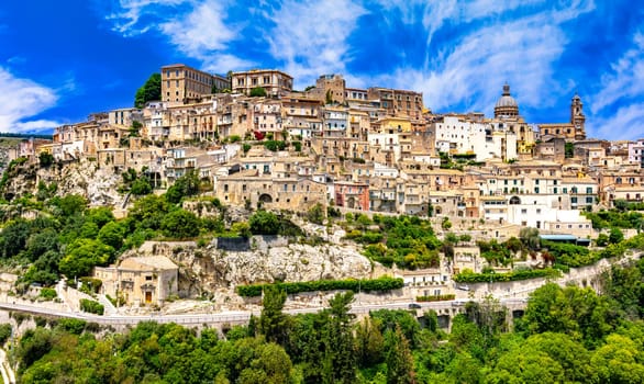 Architecture of Ragusa in Val di Noto, southern Sicily, Italy