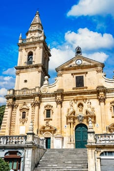 Roman Catholic cathedral in Ragusa, Val di Noto, southern Sicily, Italy
