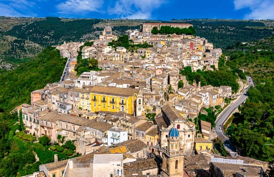 Architecture of Ragusa in Val di Noto, southern Sicily, Italy