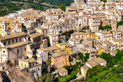 Architecture of Ragusa in Val di Noto, southern Sicily, Italy