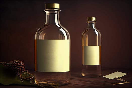 Bottle mockup - oil and skincare - wellness product