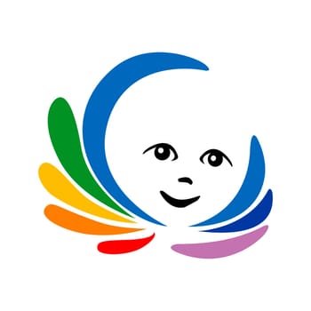 Vector illustration of a kid on white background