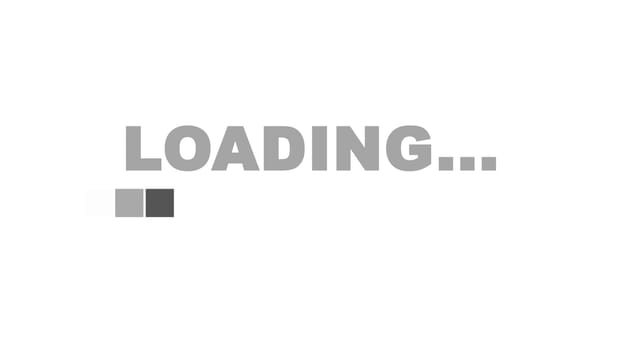 Abstract loading bar. Computer generated 3d render