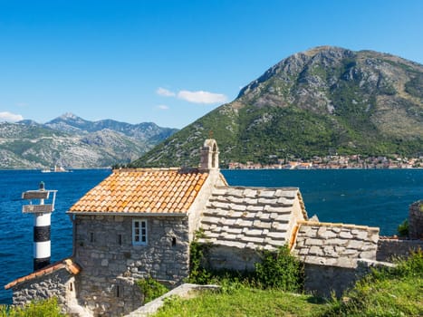 Church of Our Lady of Angels. Bay of Kotor Montenegro