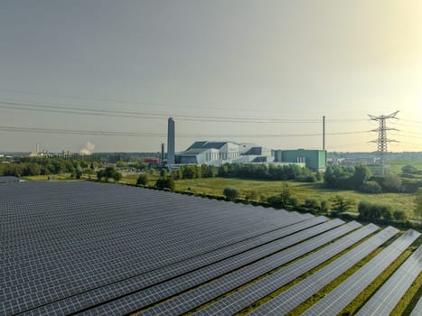 HENGELO, NETHERLANDS - SEPTEMBER 30, 2023: Exterior of the Twence waste treatment plant. It recycles 95% of all the incoming household waste from the Twente region.