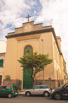 Sicily, Messina, Italy - 26 September 2023 – The Brotherhood of St. Joseph in the Castle was founded in Messina in1485. The church of San Giuseppe is the seat of the confraternity.