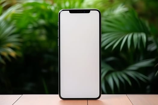 smartphone mockup white screen. mobile phone on Kitchen Background. device UI UX mockup. phone different angles views.
