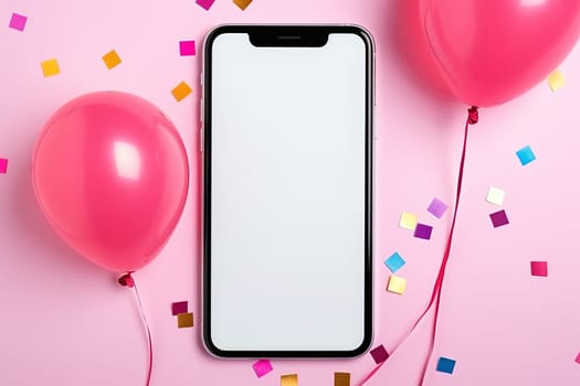 smartphone mockup white screen. mobile phone on Kitchen Background. device UI UX mockup. phone different angles views.