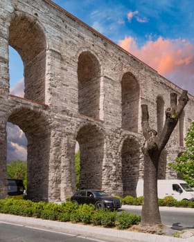 Valens Aqueduct a Roman aqueduct that was the major water-providing system of the Eastern Roman capital of Constantinople, Istanbul, Turkey