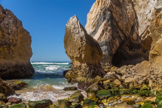 Praia da Ursa (Ursa Beach), in Sintra near Lisbon in Portugal.