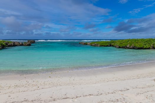 Beach on Efate Island, Vanuatu, near Port Vila - famous beach on the east coast