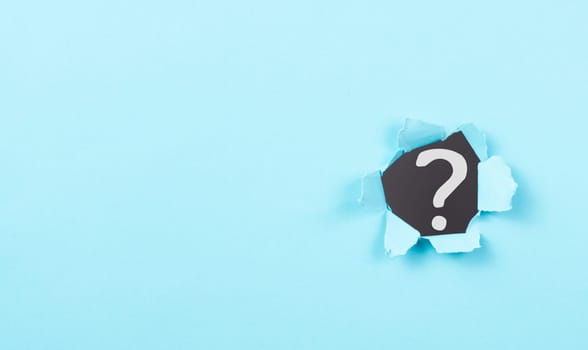 Question mark, education and business concept, brain searching for answers and solution, brainstorming for idea