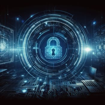 Cyber security and protection of network private information and data future technology concept generative ai