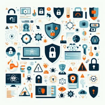 Cyber security and protection of network private information and data future technology concept generative ai