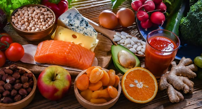 Food products representing the nutritarian diet which may improve overall health status