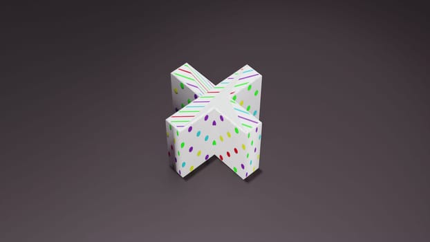 3d Plus sign. Computer generated render