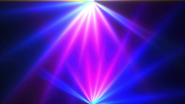 Abstract laser show. Computer generated 3d render