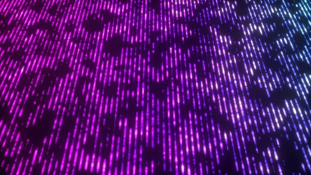 Particle data stream. Computer generated 3d render