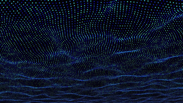 Abstract particle waves. Computer generated 3d render,Abstract particle waves. Computer generated 3d render