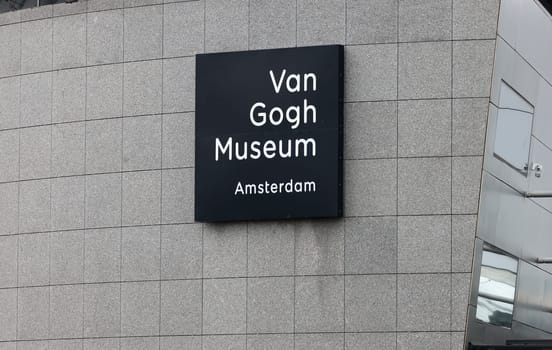 Amsterdam, Netherlands - April 21, 2023: The Van Gogh Museum in Amsterdam, Netherlands