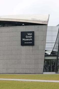 Amsterdam, Netherlands - April 21, 2023: The Van Gogh Museum in Amsterdam, Netherlands