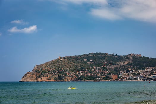 Alanya seashore in Turkey, travel landscape
