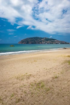 Alanya beach in Turkey, travel landscape