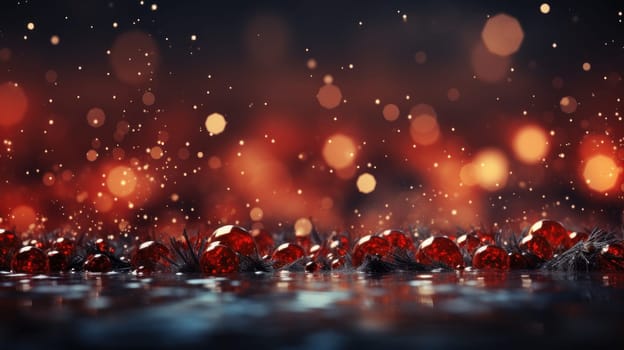A symphony of rich crimson hues creates a visually striking canvas, perfect for spreading holiday cheer. Whether used as a backdrop for digital greetings or festive decorations, this vibrant red composition embodies the essence of Christmas in a captivating and spirited manner.
