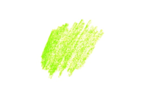 Scribble of green pencil stripes