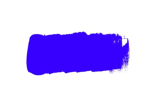 Paintbrush Banner: Dirty blue color with copy space