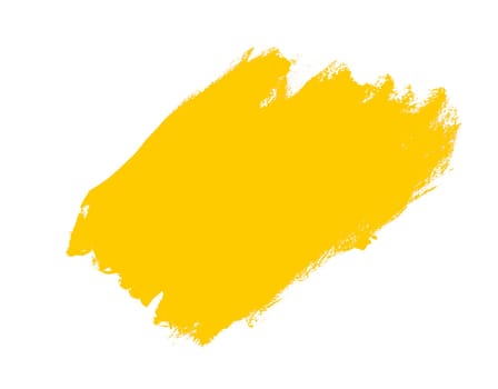 Yellow dirty painted paintbrush texture